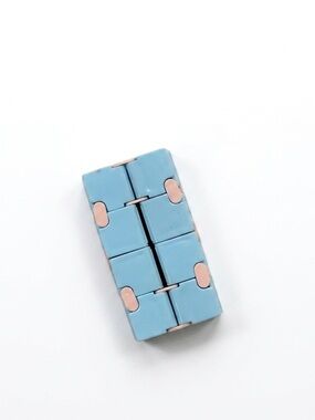 Blue Fidget Infinity Cube Toy by